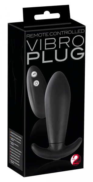Y2T Black RC Vibro Plug