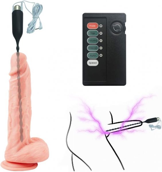 Dilator (Penis-Plug) mit Reizstrom und Vibration