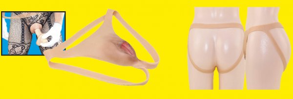 Silikon-Slip mit Vagina für Verkehr