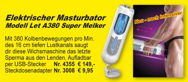 Elektrische Masturbator Super-Melker